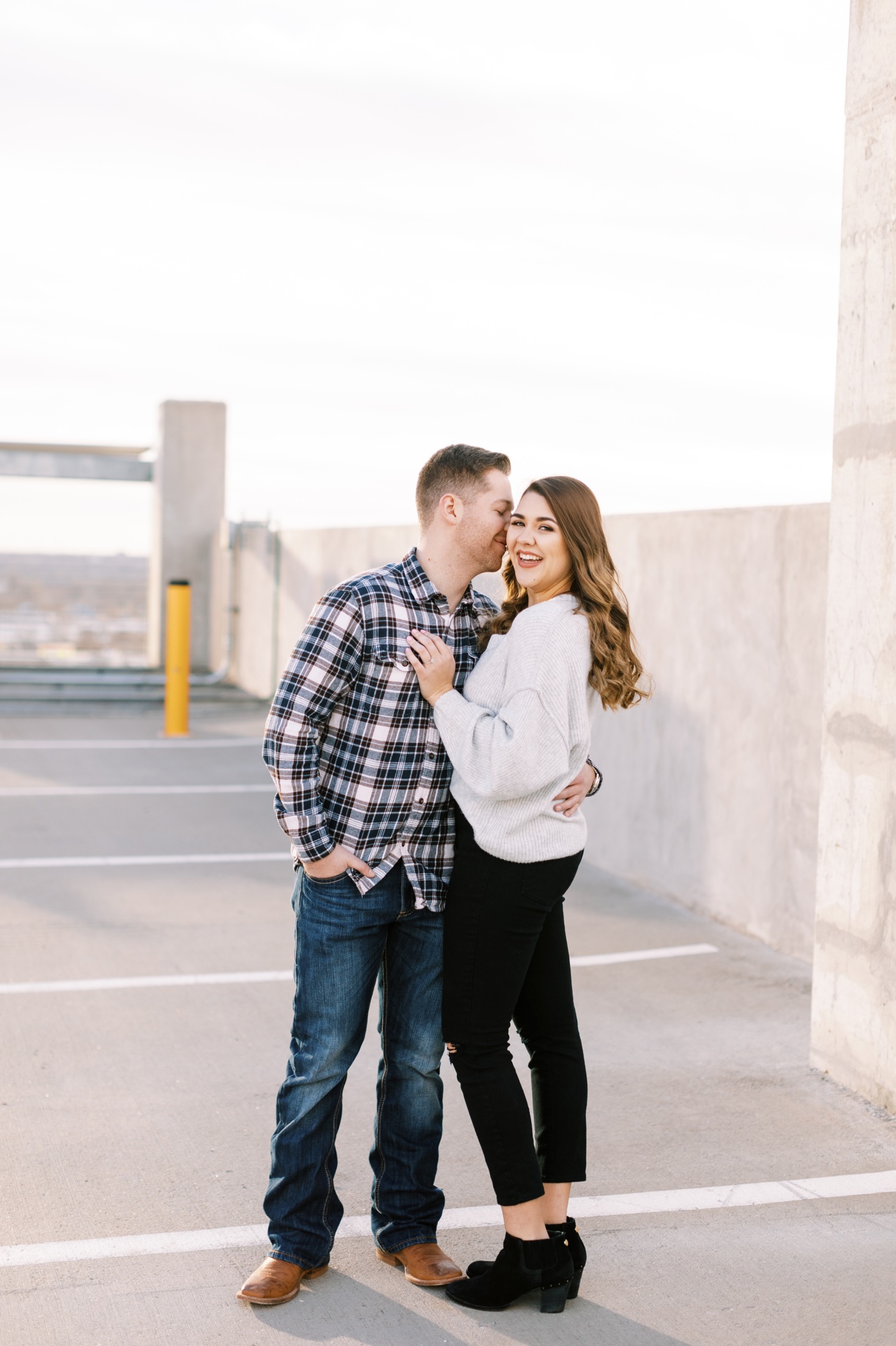 downtown Oklahoma City engagement pictures