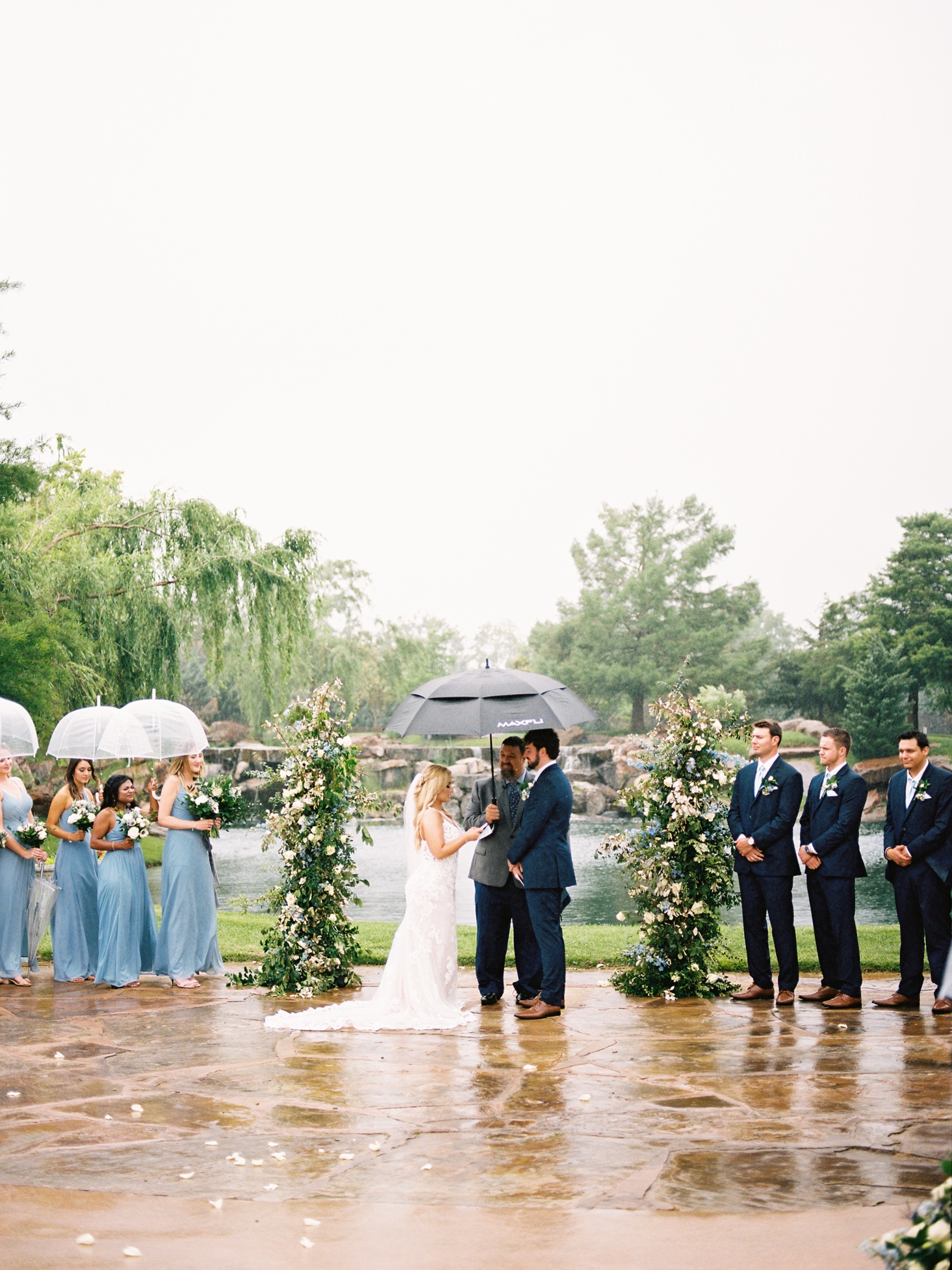 Rainy Spring Wedding at Coles Garden